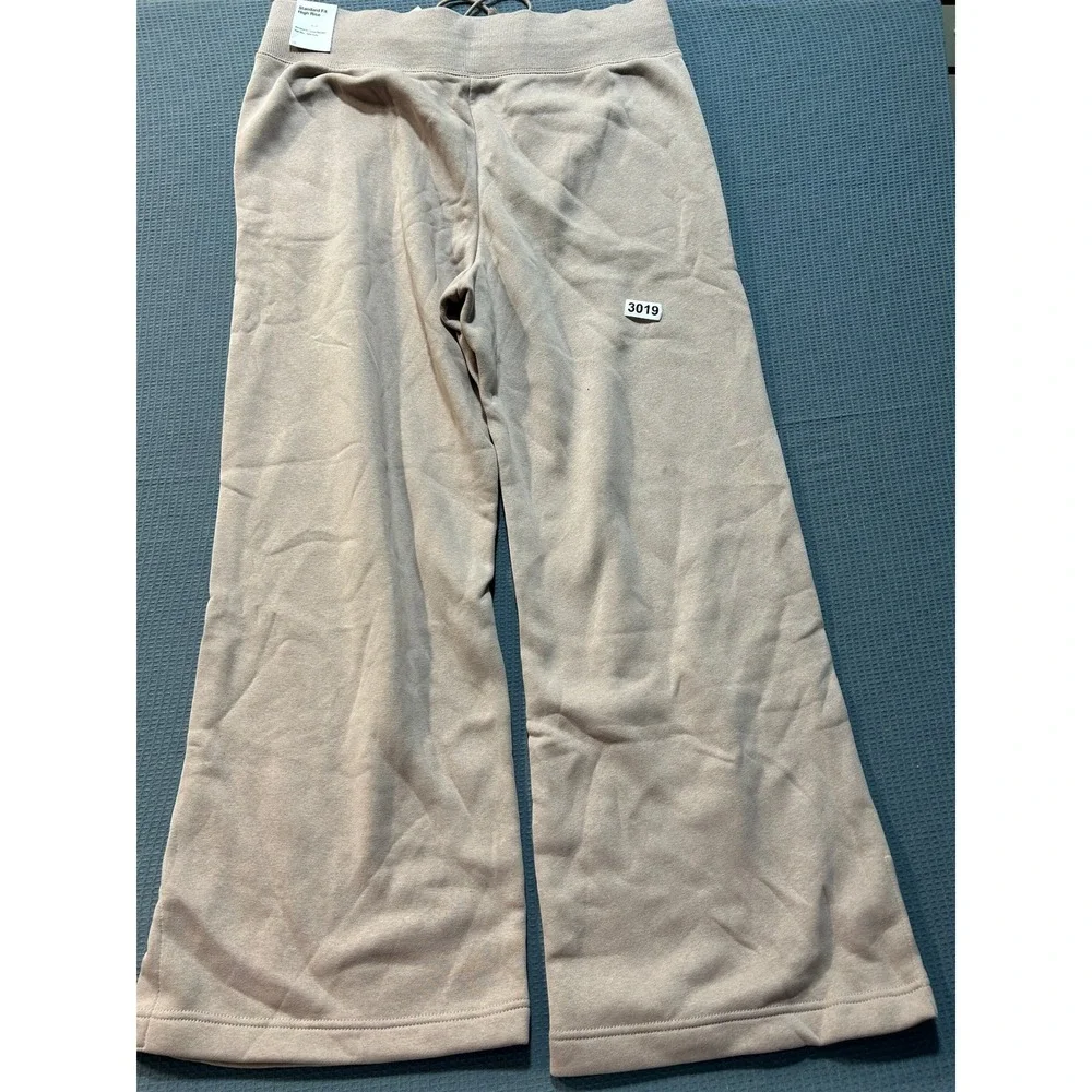 Nike Wide Leg Sweatpants‎ Womens Sz XL Taupe
